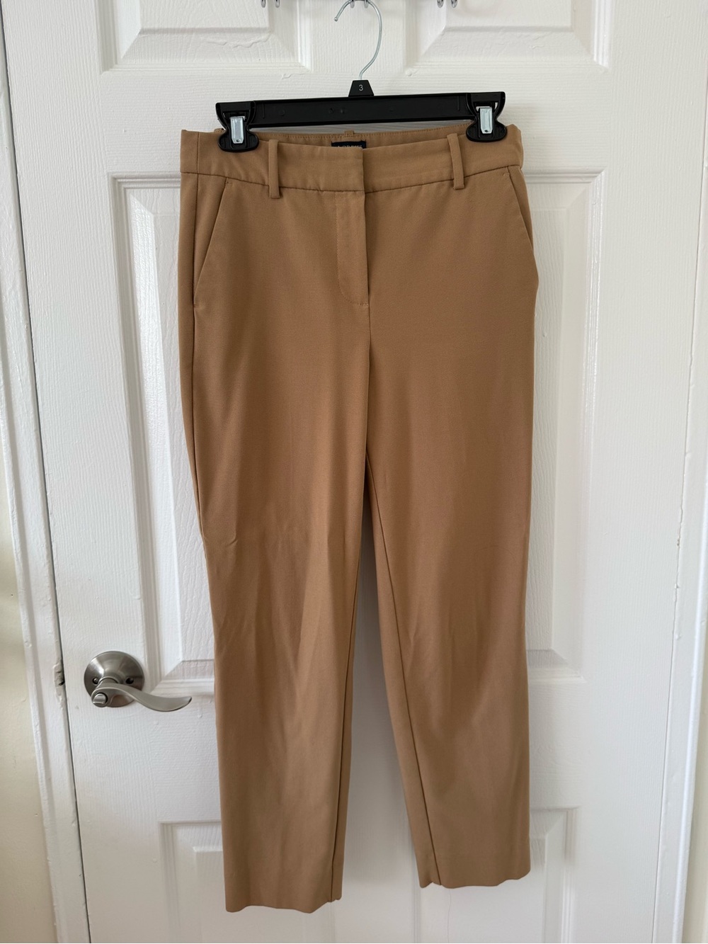 J Crew Classic Tailored Tan Dress Pants Size US 4 Petite